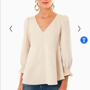 Tuckernuck Bone Color Suede Easton Top